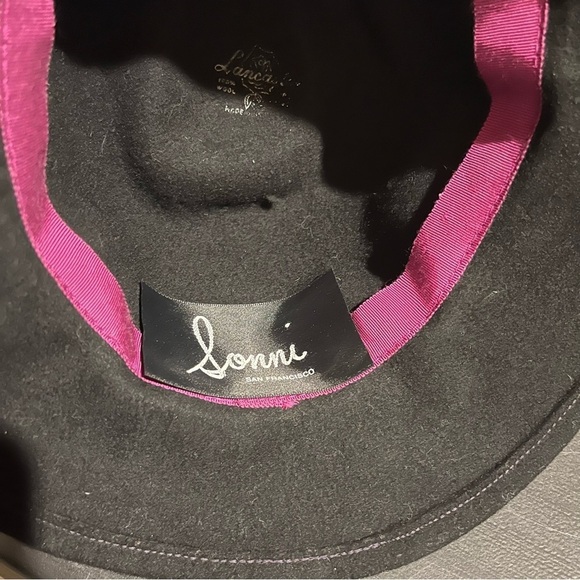 Sonni San Francisco Vintage Bow Hat Women’s black Wool Derby main image 4